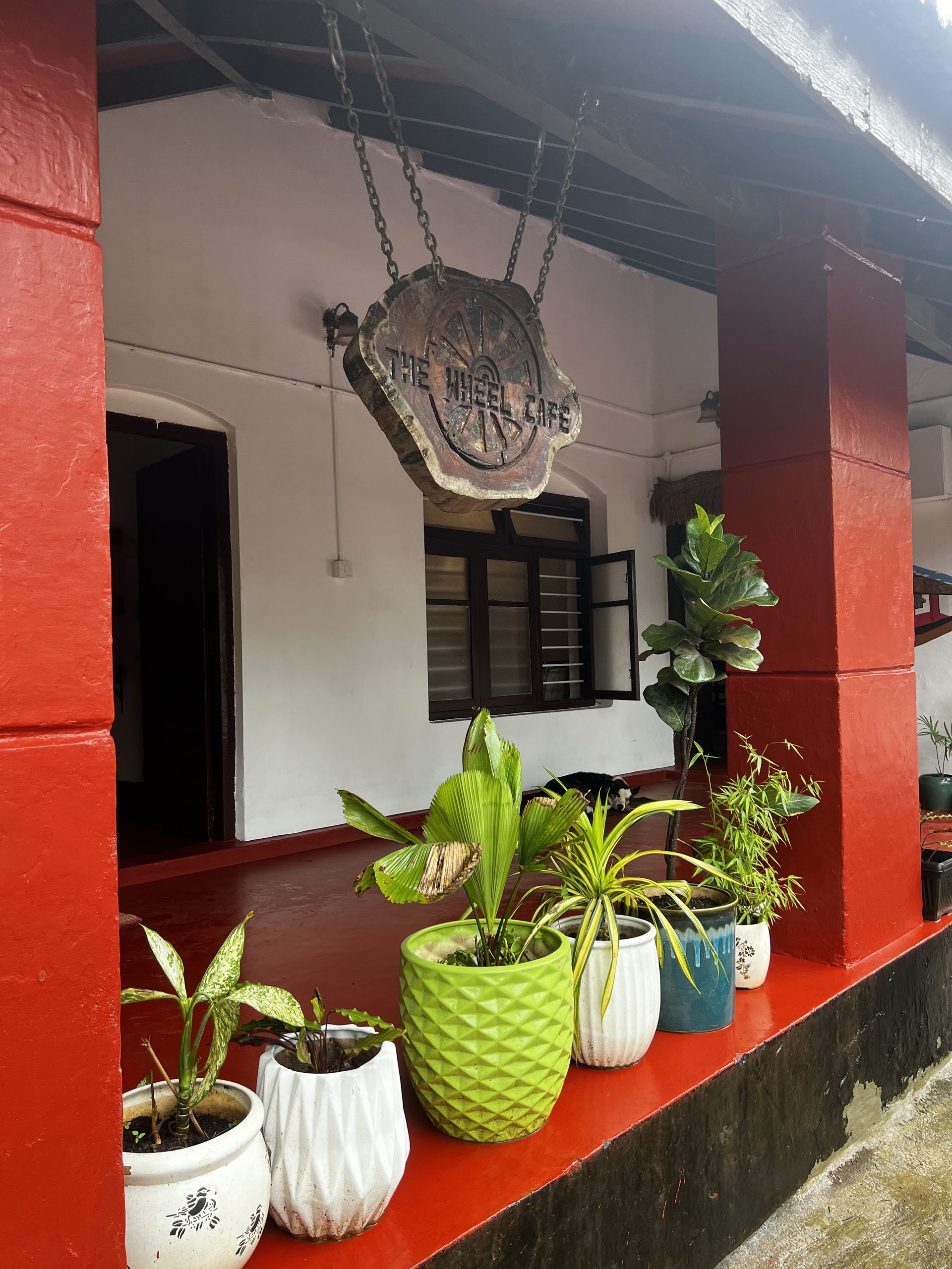 Entrance of The Wheel Cafe